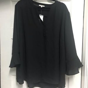 NWT 3/4 Bell Sleeve Blouse